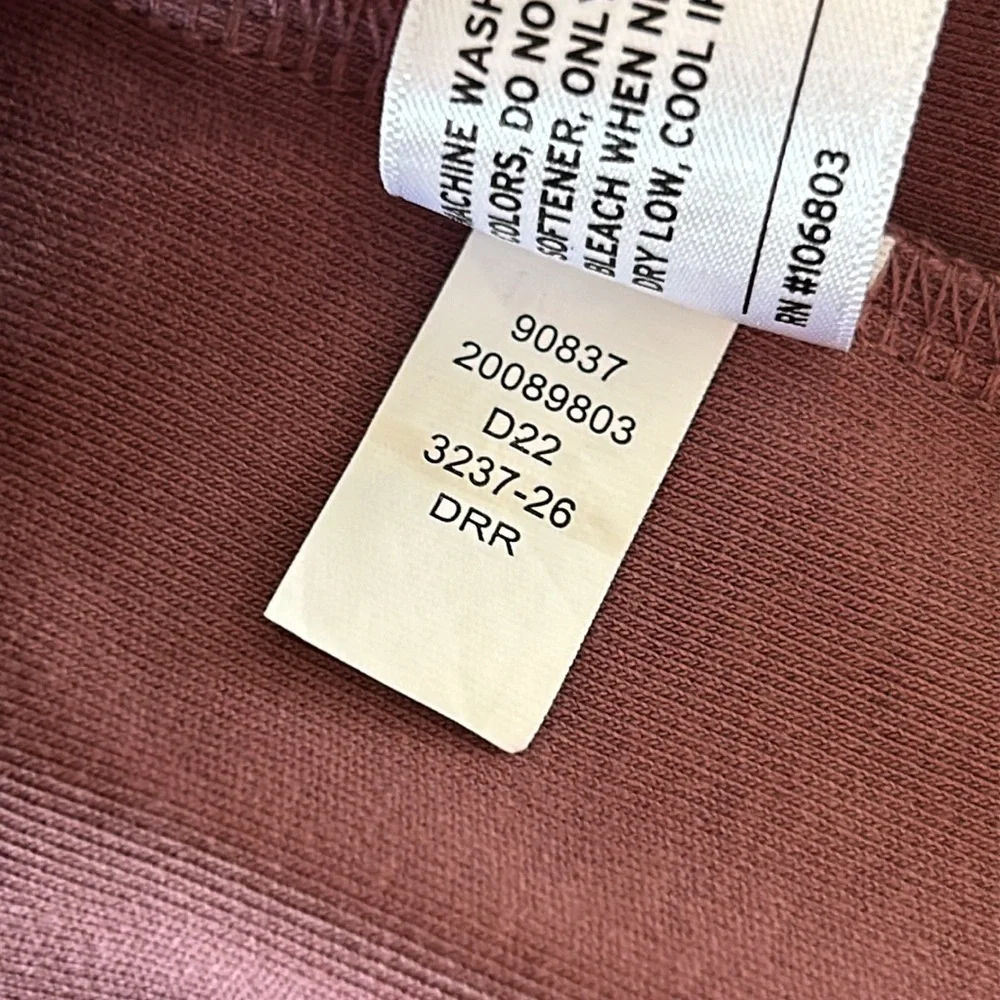 Duluth Trading Co. NoGA Naturale Cotton Short Sleeve Dress size small mauve